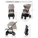 Прогулянкова коляска Kinderkraft Trig 3 Stone Beige (KSTRIG03BEG0000)