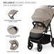 Прогулянкова коляска Kinderkraft Trig 3 Stone Beige (KSTRIG03BEG0000)