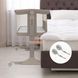 Ліжечко приставне Lionelo PARI BEIGE TAUPE