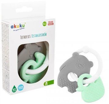 Набір прорізувачів Ведмедик / Каченя Akuku A0126 &mdash; купити в Bubbleshop