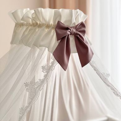 Комплект постільної білизни для новонародженого Royal пудра &mdash; купити в Bubbleshop