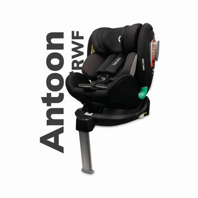 Дитяче автокрісло Lionelo ANTOON PLUS BLACK ONYX i-Size &mdash; купити в Bubbleshop