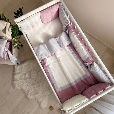 Комплект постільної білизни MSonya Royal пудра &mdash; купити в Bubbleshop