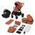 Універсальна коляска 3 в 1 Lionelo LAYLA 3IN1 BROWN RUST &mdash; купити в Bubbleshop