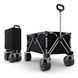 Складний туристичний візок Kinderkraft Rollster Mystic Black (KSROLL00BLK0000)