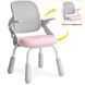 Дитяче крісло Mealux Neo Air Static Pink Grey &mdash; купити в Bubbleshop