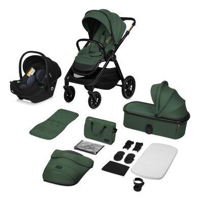 Універсальна коляска 3 в 1 Lionelo LAYLA 3IN1 GREEN FOREST — купити в Bubbleshop