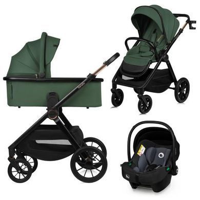 Універсальна коляска 3 в 1 Lionelo LAYLA 3IN1 GREEN FOREST — купити в Bubbleshop