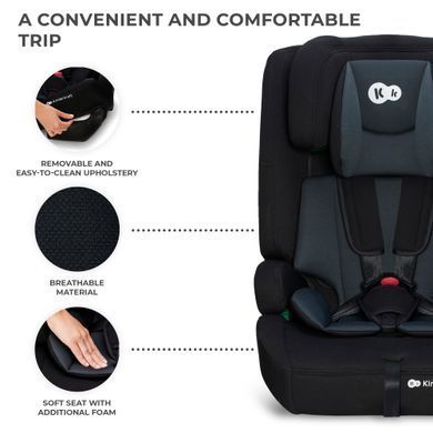 Автокрісло Kinderkraft Safety Fix 2 i-Size Black (KCSAFI02BLK0000) &mdash; купити в Bubbleshop