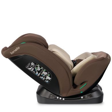 Дитяче автокрісло Lionelo AART I-SIZE BEIGE CHOCOLATE &mdash; купити в Bubbleshop
