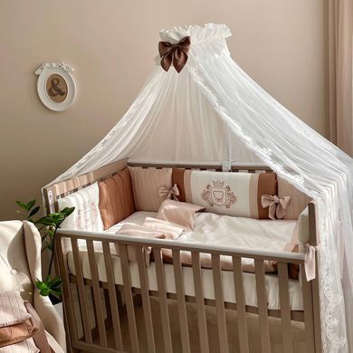 Комплект постільної білизни для новонародженого Royal шоколад &mdash; купити в Bubbleshop