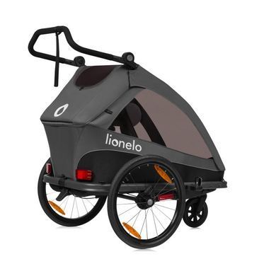 Велосипедний причіп з функцією коляски Lionelo CAMA GREY GRAPHITE &mdash; купити в Bubbleshop