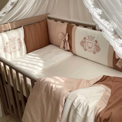 Комплект постільної білизни для новонародженого Royal шоколад &mdash; купити в Bubbleshop
