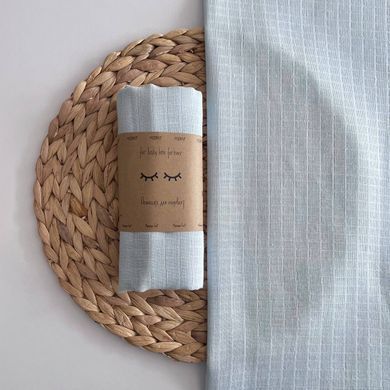 Пелюшка муслін Блакитний &mdash; купити в Bubbleshop