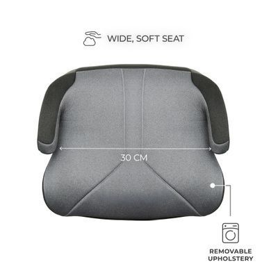 Автокрісло-бустер Kinderkraft i-Boost 2 Grey (KCIBOO02GRY0000) &mdash; купити в Bubbleshop