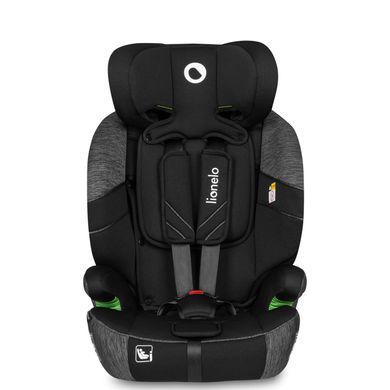 Дитяче автокрісло Lionelo LEVI ONE I-SIZE BLACK GREY &mdash; купити в Bubbleshop