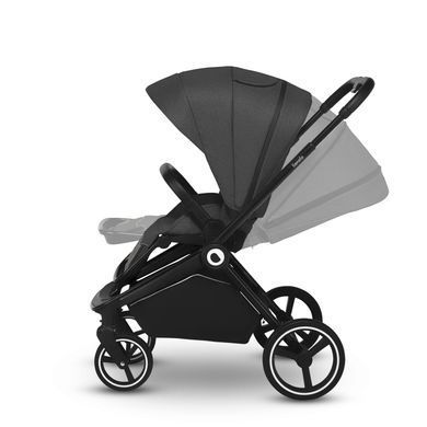 Універсальна коляска 3 в 1 Lionelo MIKA 3IN1 GREY GRAPHITE &mdash; купити в Bubbleshop