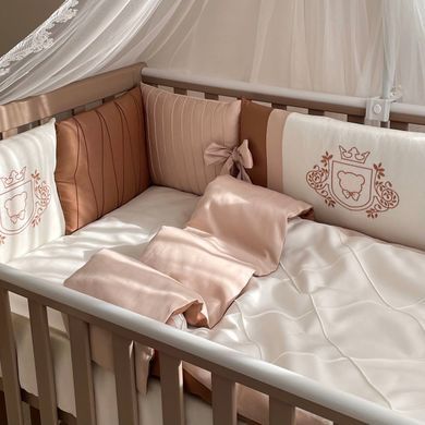 Комплект постільної білизни для новонародженого Royal шоколад &mdash; купити в Bubbleshop