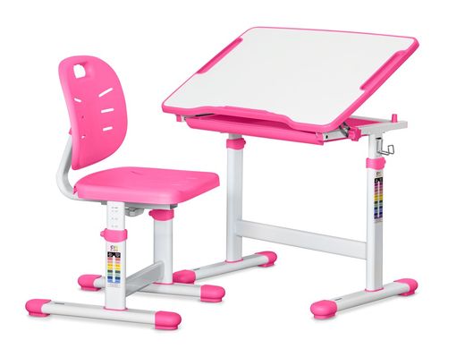 Комплект парта и стул Evo-kids Evo-06 Ergo Pink Evo-06 Ergo PN фото