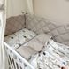 Комплект постільної білизни для новонародженого Baby Mix Зайці на драбинці бежевий