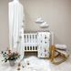 Комплект постільної білизни для новонародженого Baby Mix Зайці на драбинці бежевий