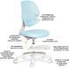 Дитяче крісло Evo-Kids Sirius Air Blue