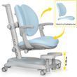 Дитяче крісло Mealux Ortoback Duo Plus Blue &mdash; купити в Bubbleshop