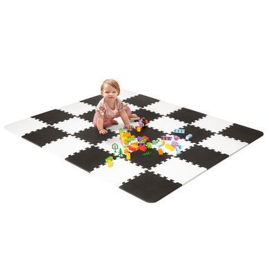 Коврик-пазл Kinderkraft Luno Black, 30 элементов (KKMLUNOBLK0000) &mdash; купити в Bubbleshop