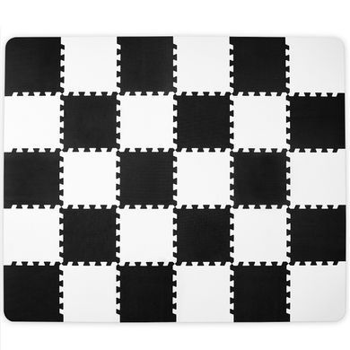 Коврик-пазл Kinderkraft Luno Black, 30 элементов (KKMLUNOBLK0000) &mdash; купити в Bubbleshop