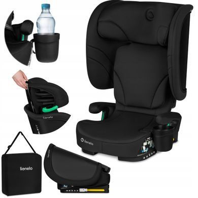 Дитяче автокрісло Lionelo ORIN I-SIZE BLACK CARBON &mdash; купити в Bubbleshop
