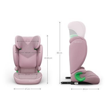 Автокрісло Kinderkraft Junior Fix 2 Plus i-Size Pink (KCJUFI20PNKPL0N) &mdash; купити в Bubbleshop