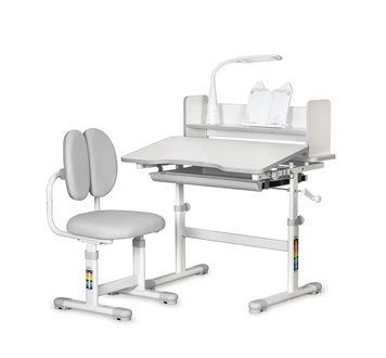 Комплект парта і крісло Evo-Kids BD-24 Grey &mdash; купити в Bubbleshop