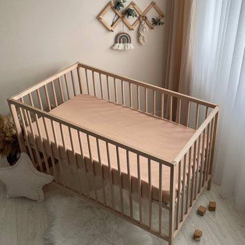 Простирадло муслін 120 х 60 бежевий &mdash; купити в Bubbleshop
