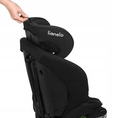 Дитяче автокрісло Lionelo LEVI FIX I-SIZE BLACK CARBON &mdash; купити в Bubbleshop