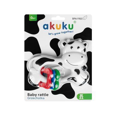 Брязкальце Корівка Akuku A0679 &mdash; купити в Bubbleshop