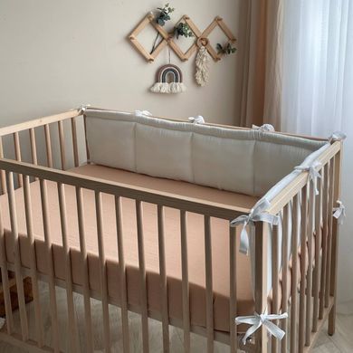 Простирадло муслін 120 х 60 бежевий &mdash; купити в Bubbleshop