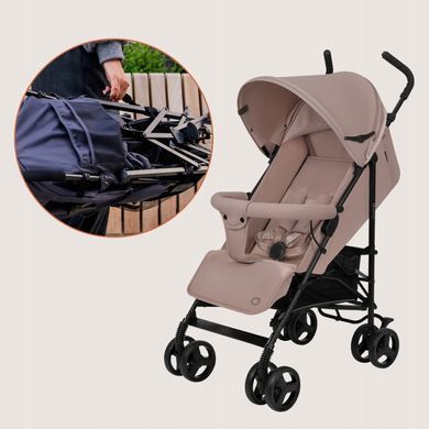 Прогулянкова коляска Lionelo ELIA BEIGE TAUPE &mdash; купити в Bubbleshop