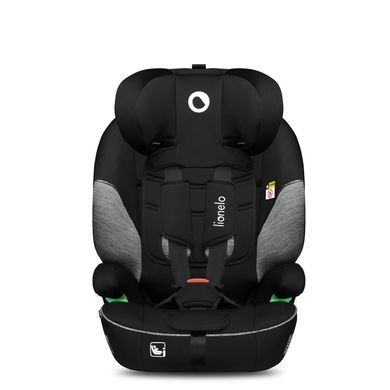 Дитяче автокрісло Lionelo LEVI I-SIZE BLACK GREY &mdash; купити в Bubbleshop