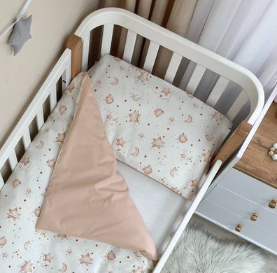 Змінна постіль Happy night Галактика бежевий &mdash; купити в Bubbleshop