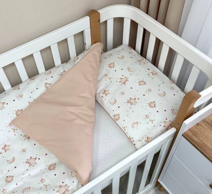 Змінна постіль Happy night Галактика бежевий &mdash; купити в Bubbleshop