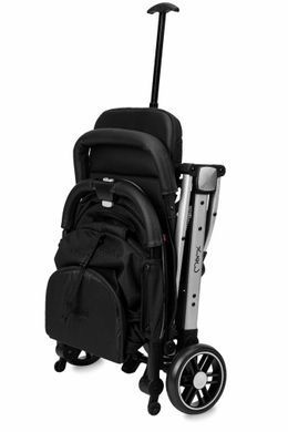 Коляска прогулянкова MoMi ESTELLE LIGHT Black-Silver &mdash; купити в Bubbleshop