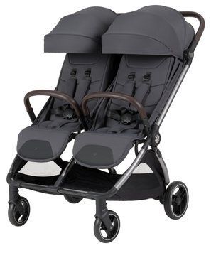 Прогулянкова коляска двомісна CARRELLO Link CRL-6533 Cliff Grey &mdash; купити в Bubbleshop