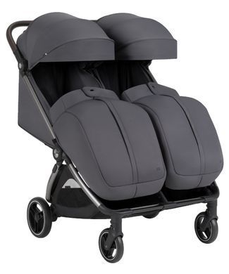 Прогулянкова коляска двомісна CARRELLO Link CRL-6533 Cliff Grey &mdash; купити в Bubbleshop
