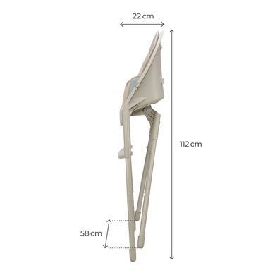 Стільчик для годування Kinderkraft Dinnly Beige (KHDINN00BEG0000) &mdash; купити в Bubbleshop