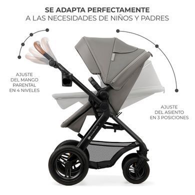 Універсальна коляска 3 в 1 Kinderkraft Moov 2 Air Light Gray (KSMOOV02LGR3000) &mdash; купити в Bubbleshop