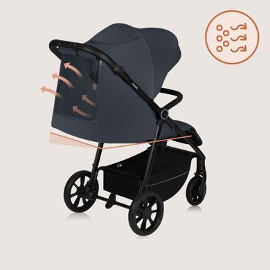 Прогулянкова коляска Lionelo IVA GREY GRAPHITE — купити в Bubbleshop