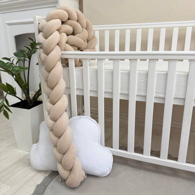 Бортик-коса бежевий &mdash; купити в Bubbleshop