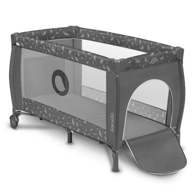 Ліжечко-манеж Lionelo SVEN PLUS GREY CONCRETE &mdash; купити в Bubbleshop