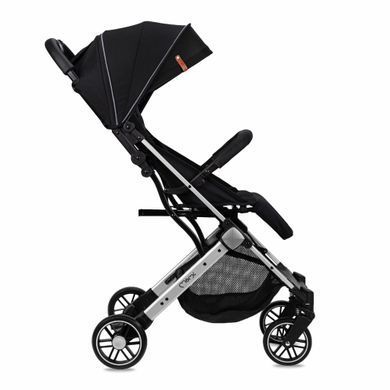Коляска прогулянкова MoMi ESTELLE LIGHT Black-Silver &mdash; купити в Bubbleshop