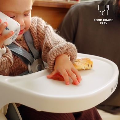 Стільчик для годування Kinderkraft Dinnly Beige (KHDINN00BEG0000) &mdash; купити в Bubbleshop